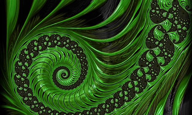 Free spiral abstract pattern illustration