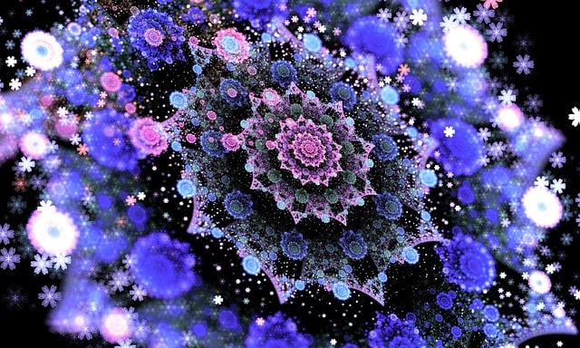 Free flowers abstract flora illustration