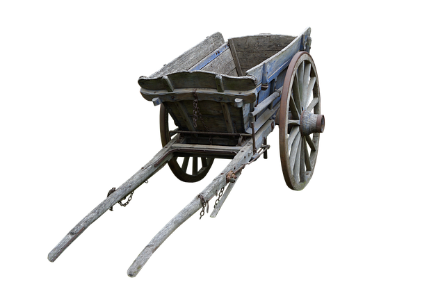Free wagon transport old illustration