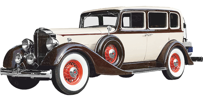 Coche, Clásico, Automático, Retro