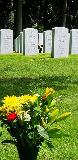 Free Cemetery Flowers photo and picture