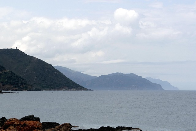 Free Sea Mountains photo and picture