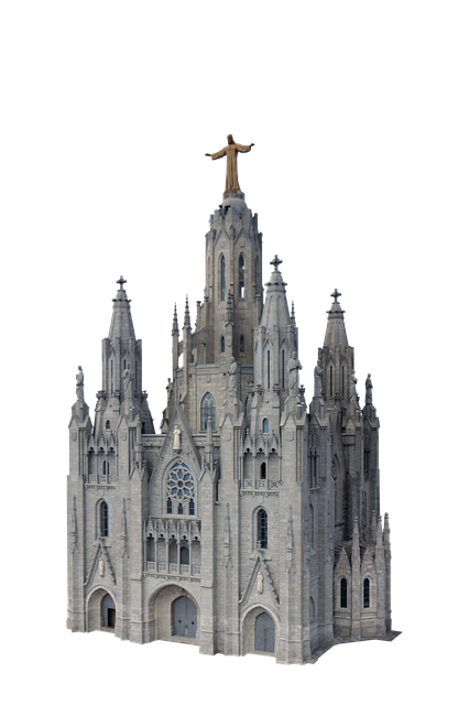 Free basilique architecture catholic illustration