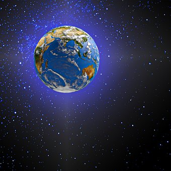 Raum, Erde, Blau, Astronomie, Planet