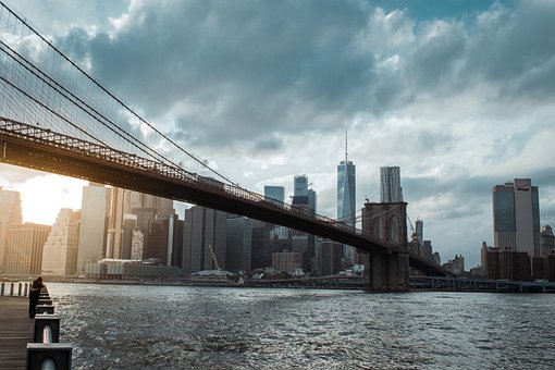 Ponte De Brooklyn, Horizonte, Nova York
