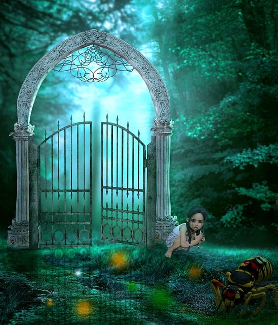 Free fairytale wasp dweller illustration