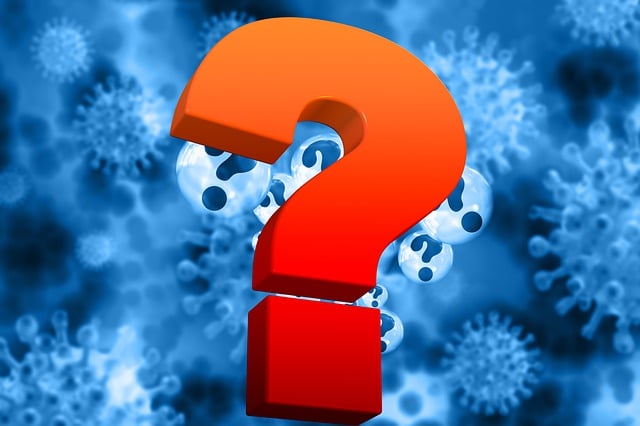 Free corona coronavirus question mark illustration