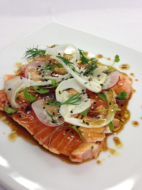 Free Salmon Seared Salmon photo and picture