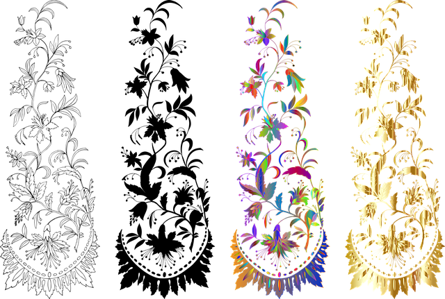 Free flower floral flourish vector