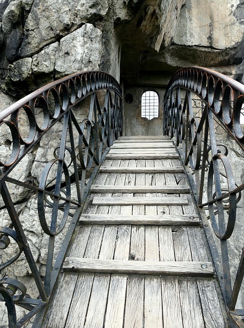 Free Bridge Externsteine photo and picture