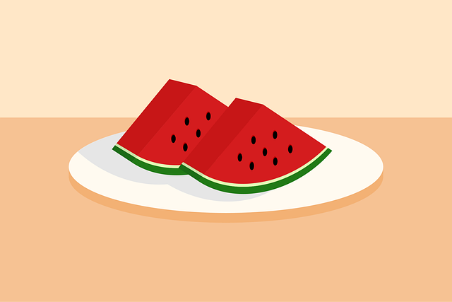 Download free HD stock image of Watermelon Food Free watermelon food flat vector
