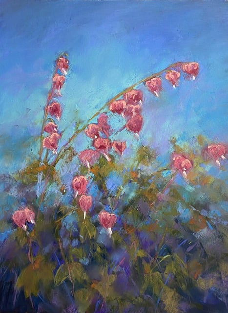 Pastellmalerei, Blumen, Kunst, Natur