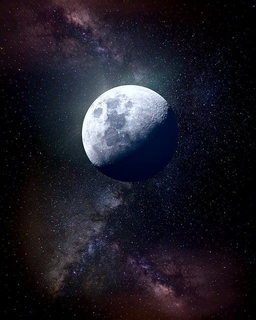 Free moon space universe illustration