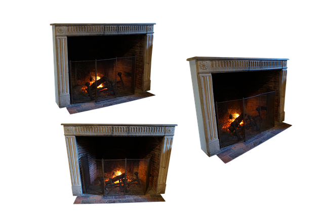 Download free HD stock image of Fireplace House Free fireplace house interior illustration
