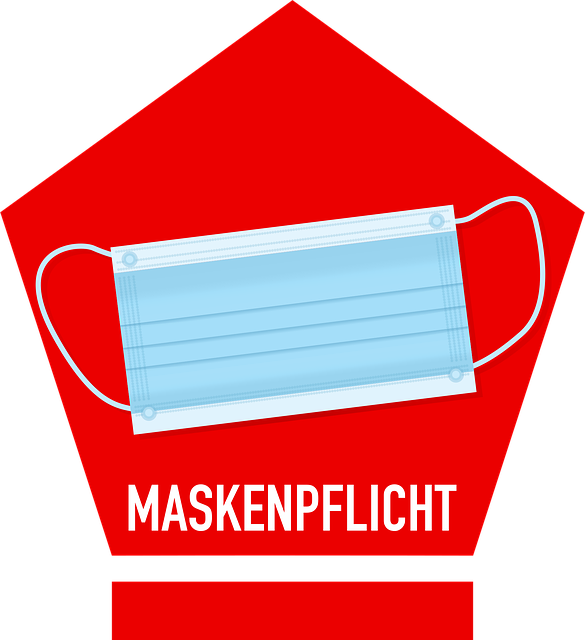 Free Mask Duty Sign vector and picture