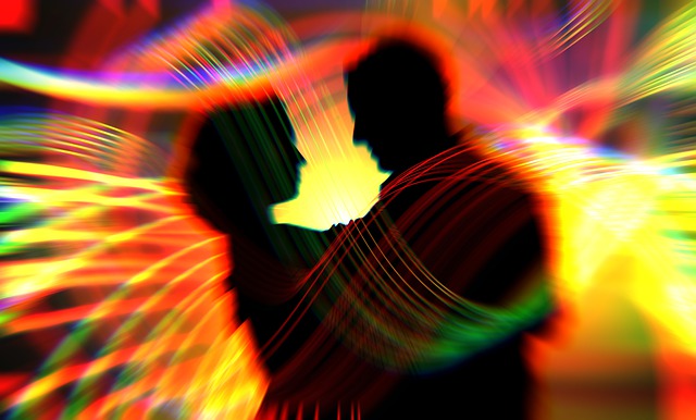 Amantes, Amor, Dança, Alguns, Par