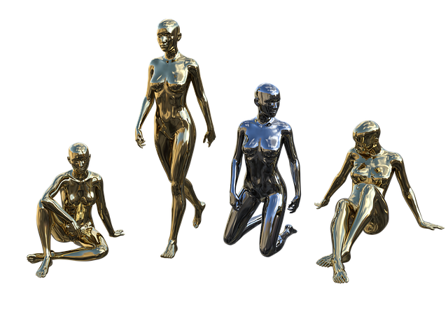 Download free HD stock image of Alien Character Free alien character gold illustration