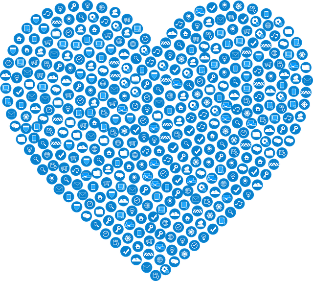 Free icons abstract heart vector