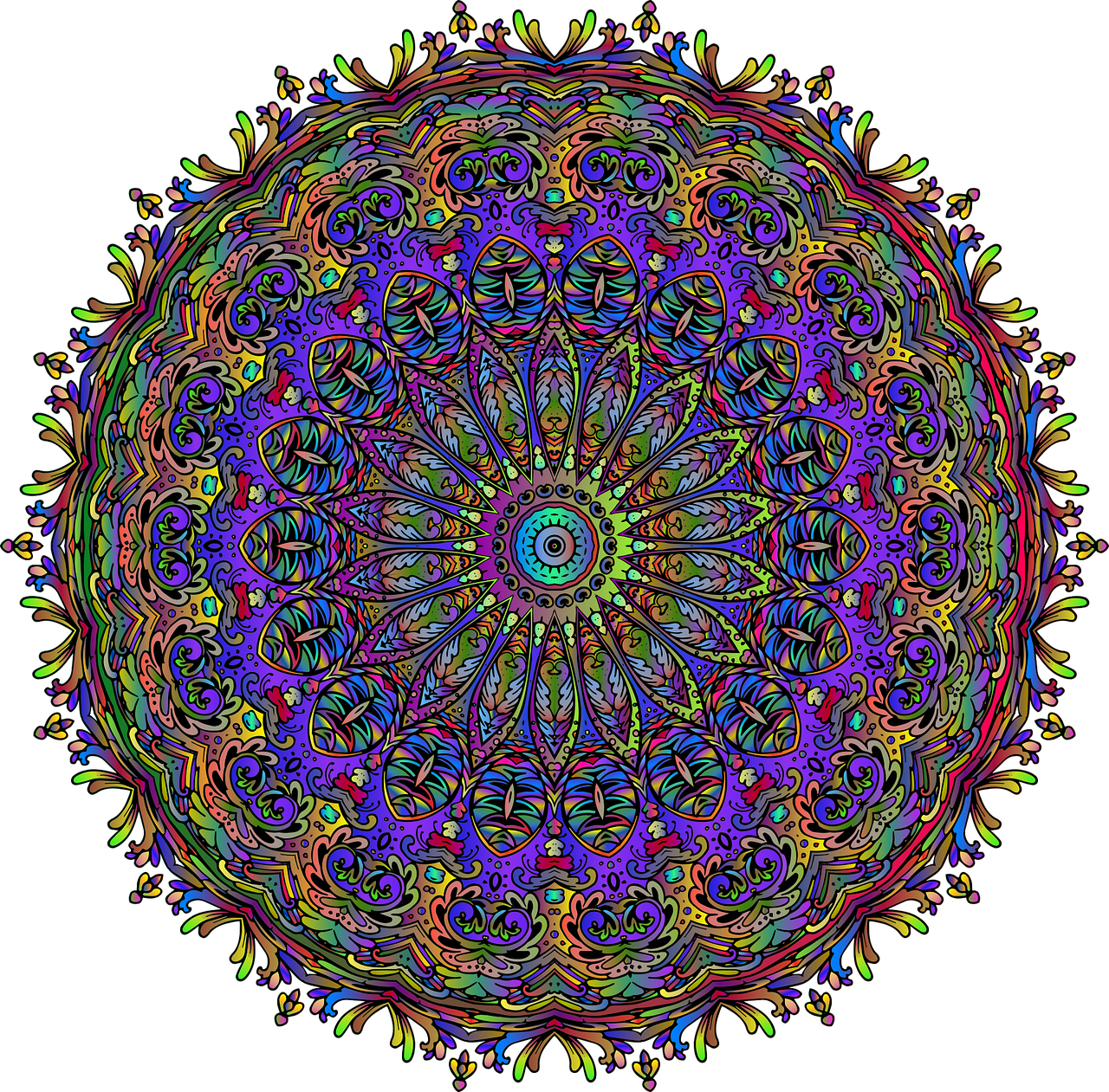 Mandala Bitmap Download Mandala, Decorative, Nature. Royalty-Free Vector Graphic - Pixabay