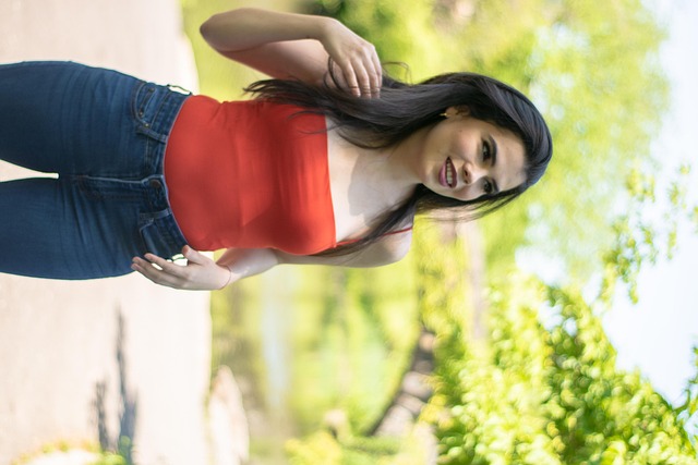 Mädchen, Natur, Menschen, Frau, Allein