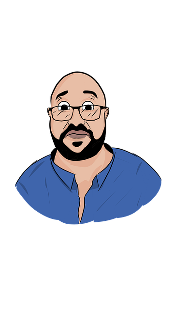 Free Man Cartoon illustration and picture