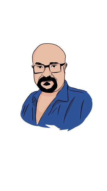 Free Man Cartoon illustration and picture