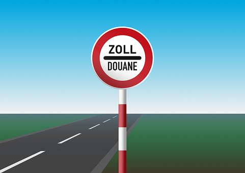 Free Customs Douane Sign illustration and picture