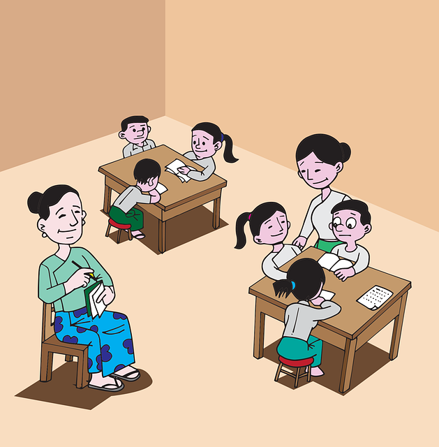 Free myanmar burma teacher vector