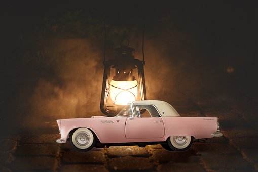 Carro, Luminária, Rua, Estrada, Luzes