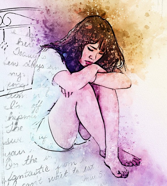 Download free HD stock image of Woman Sadness Free woman sadness handwriting illustration