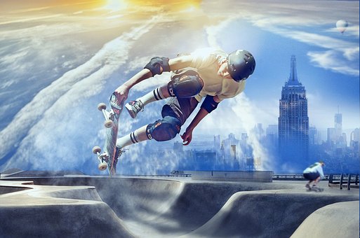 Stå På Skøjter, By, Skateboard, Sport