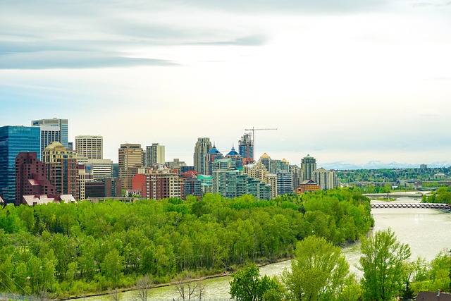 Friedensbrücke, Calgary, Kanada, Alberta