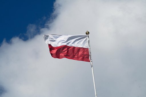 Free Polish Flag Mast photo and picture