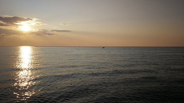 Free Sunset Ocean illustration and picture