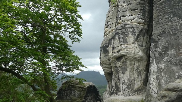 Saksisk Schweiz, Vandretur, Klippe