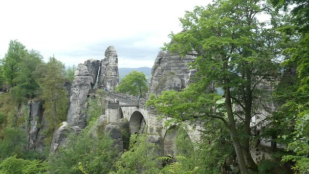 Saksisk Schweiz, Bastei Bro, Vandretur