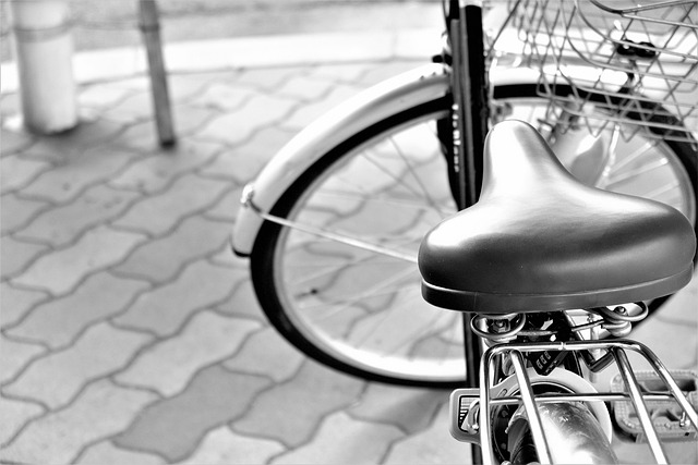 Fahrrad, Schwarz Und Weiß, Stadt, Analog