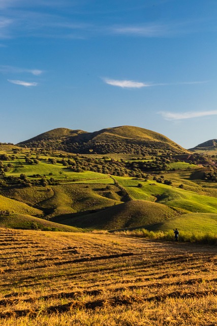 Panoráma, Nebe, Pole, Příroda, Země