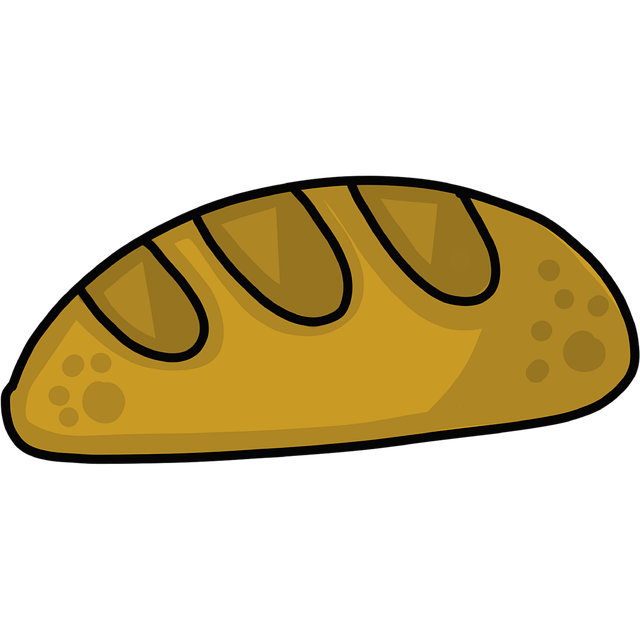 Free bread loaf food illustration