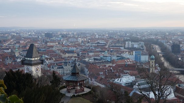 Free Graz Clock Tower photo and picture