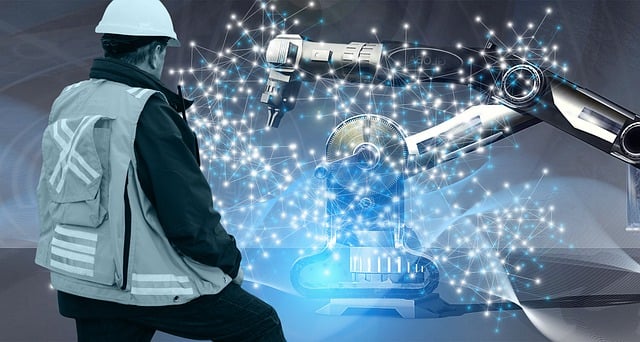 Free workers technology industry illustration