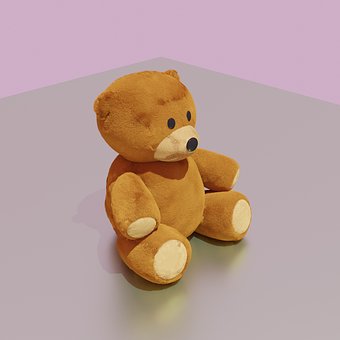 Urso Teddy, Pelúcia, Recheado