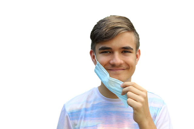 Free mask remove students illustration