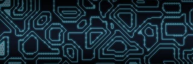 Free banner circuit board illustration