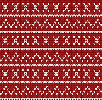Free Red Sweater Kitting illustration and picture