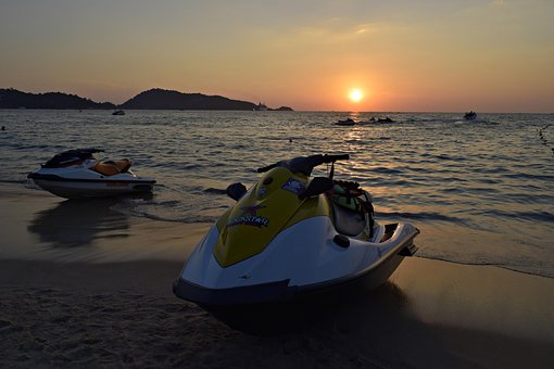Free Jet Ski Beach photo and picture