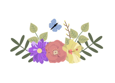 Free Floral Wreath illustration and picture