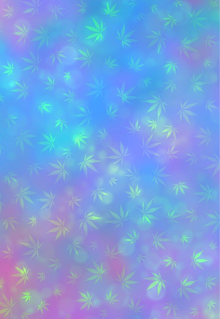 Free leaf weed pot illustration