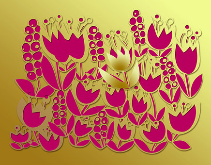 Blomster, Femtiårene, Årene '50, Tulipan