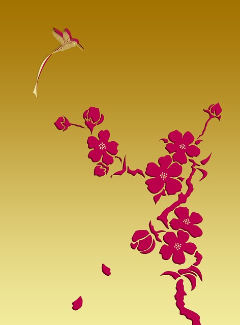 Gren, Pesco, Blomster, Kolibri, Natur